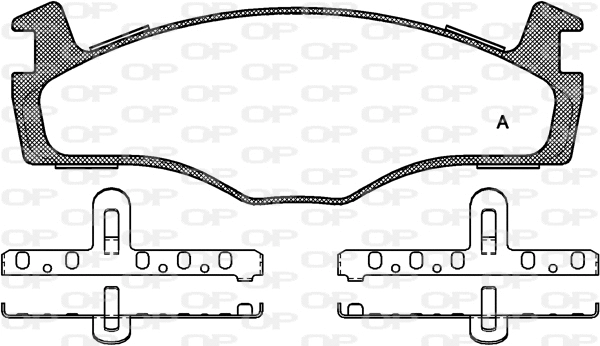 Brake Pad Set, disc brake (BPA0171.60)