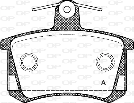 Brake Pad Set, disc brake (BPA0135.40)