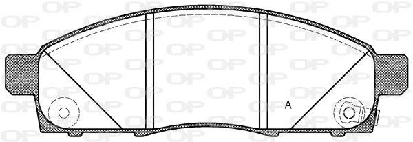 Brake Pad Set, disc brake (BPA1434.02)