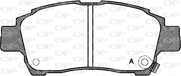 Brake Pad Set, disc brake (BPA0712.02)