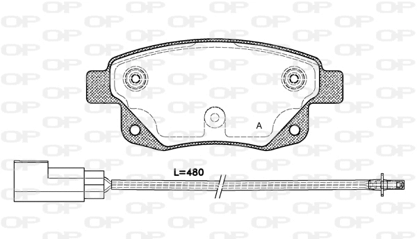 Brake Pad Set, disc brake (BPA1252.01)