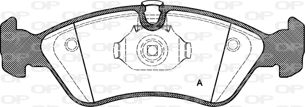 Brake Pad Set, disc brake (BPA0286.50)