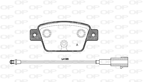 Brake Pad Set, disc brake (BPA0861.12)