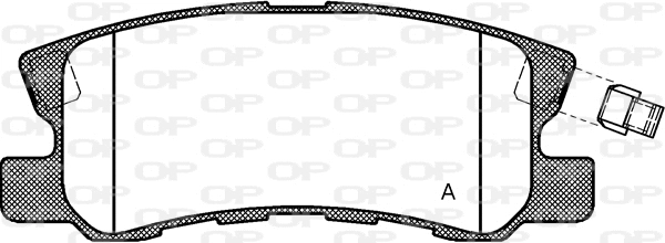 Brake Pad Set, disc brake (BPA0803.02)
