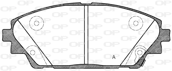 Brake Pad Set, disc brake (BPA1569.02)