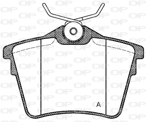 Brake Pad Set, disc brake (BPA1103.00)