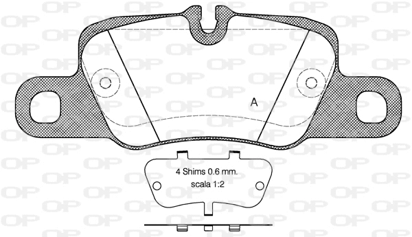 Brake Pad Set, disc brake (BPA1401.00)