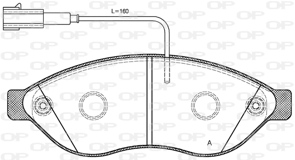Brake Pad Set, disc brake (BPA1237.12)