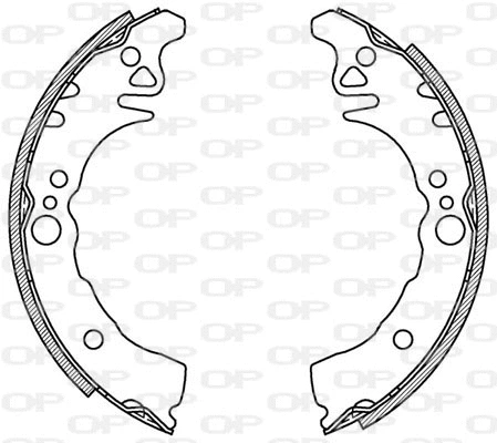 Brake Shoe Set (BSA2084.00)