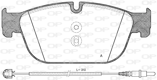 Brake Pad Set, disc brake (BPA1451.01)