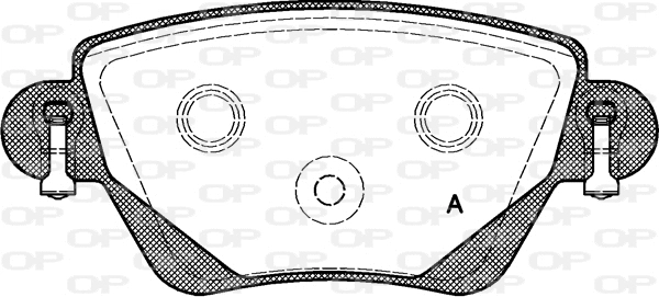 Brake Pad Set, disc brake (BPA0777.00)
