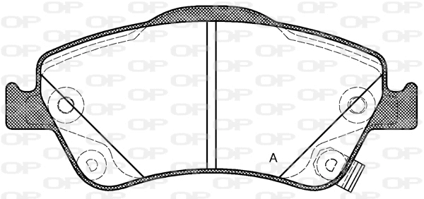 Brake Pad Set, disc brake (BPA1310.02)