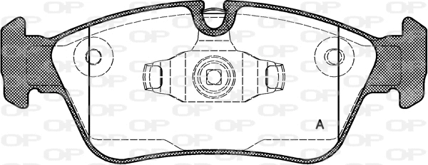 Brake Pad Set, disc brake (BPA0384.60)