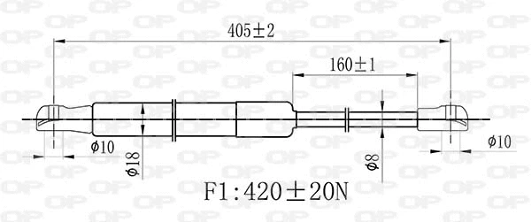 Gas Spring, boot/cargo area