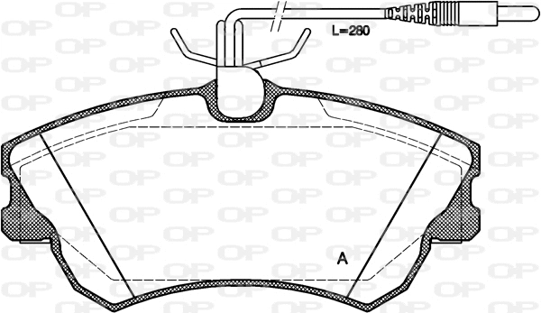 Brake Pad Set, disc brake (BPA0638.02)