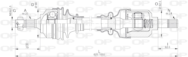 Drive Shaft (DRS6252.00)