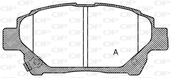 Brake Pad Set, disc brake (BPA0971.12)