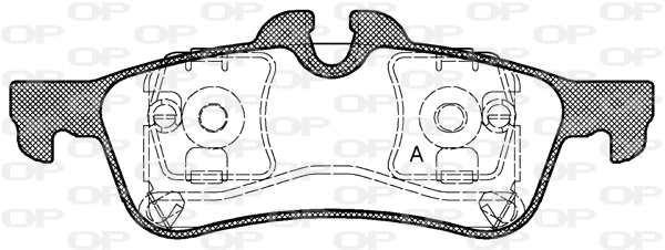 Brake Pad Set, disc brake (BPA0862.00)