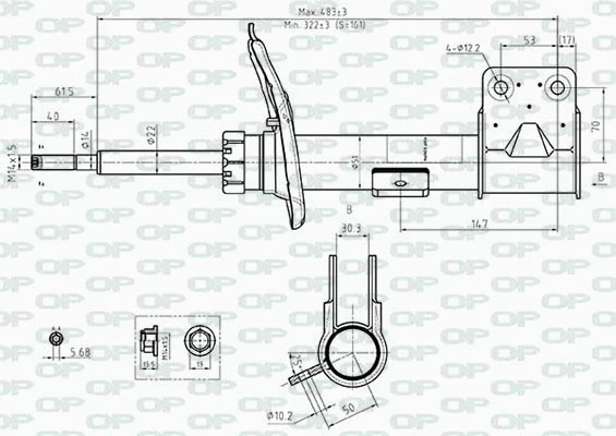 Shock Absorber (SAB8481.31)