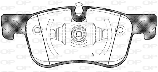 Brake Pad Set, disc brake (BPA1580.00)
