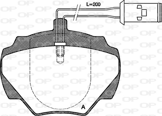 Brake Pad Set, disc brake (BPA0222.01)