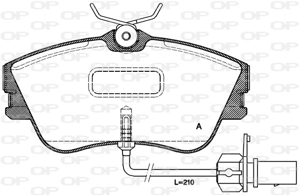 Brake Pad Set, disc brake (BPA0480.21)