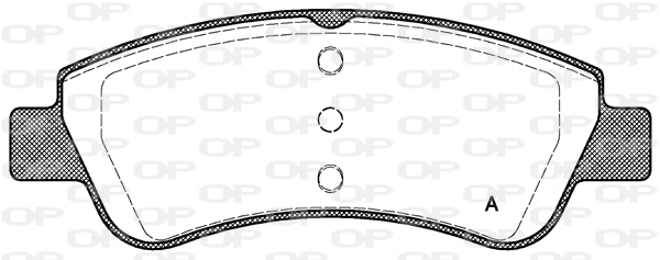 Brake Pad Set, disc brake (BPA0840.20)