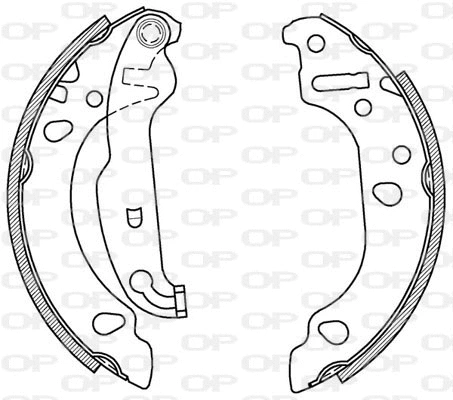 Brake Shoe Set (BSA2067.00)