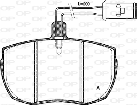 Brake Pad Set, disc brake (BPA0056.11)