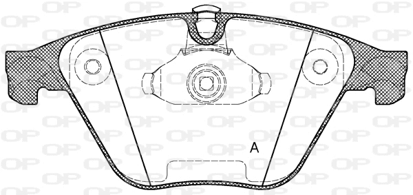 Brake Pad Set, disc brake (BPA0857.20)