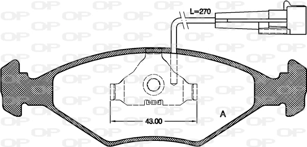 Brake Pad Set, disc brake (BPA0281.12)
