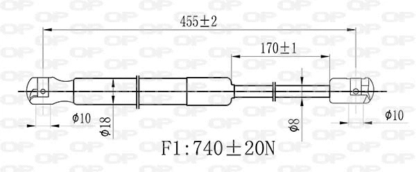 Gas Spring, boot/cargo area