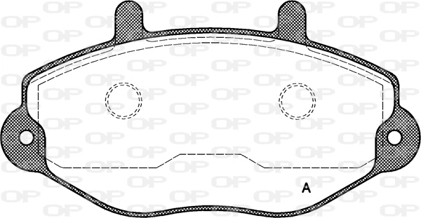 Brake Pad Set, disc brake (BPA0392.00)