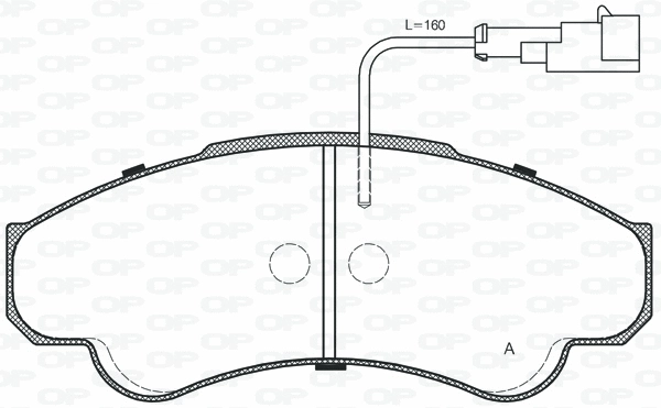 Brake Pad Set, disc brake (BPA0959.11)
