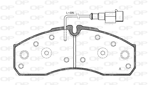 Brake Pad Set, disc brake (BPA0651.42)