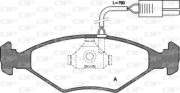 Brake Pad Set, disc brake (BPA0281.02)