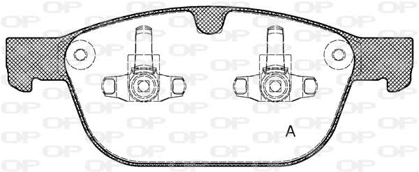 Brake Pad Set, disc brake (BPA1397.00)