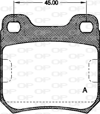 Brake Pad Set, disc brake (BPA0239.40)