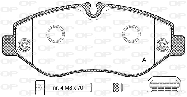 Brake Pad Set, disc brake (BPA1245.10)