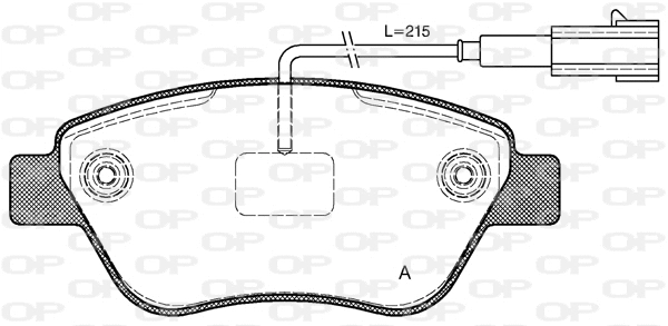 Brake Pad Set, disc brake (BPA0858.11)