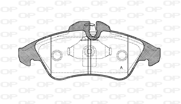 Brake Pad Set, disc brake (BPA0578.10)