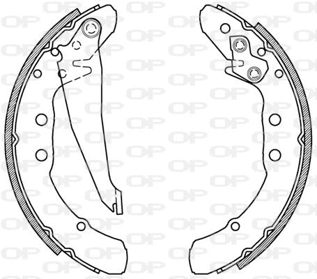 Brake Shoe Set (BSA2150.00)