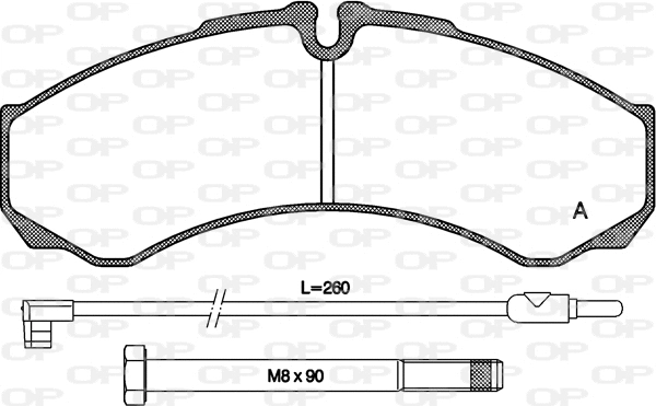 Brake Pad Set, disc brake (BPA0651.02)