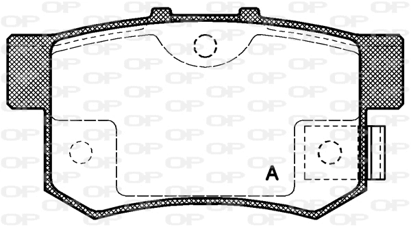 Brake Pad Set, disc brake (BPA0325.02)