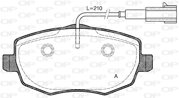 Brake Pad Set, disc brake (BPA1099.01)