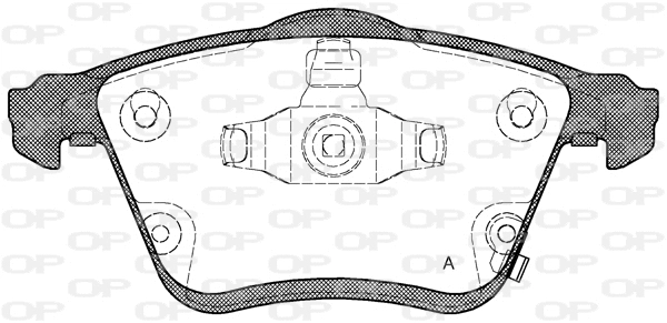 Brake Pad Set, disc brake (BPA1182.02)