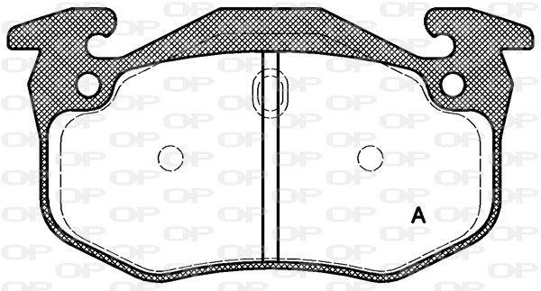 Brake Pad Set, disc brake (BPA0144.70)