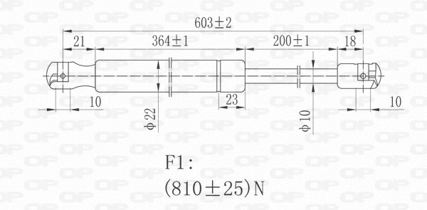 Gas Spring, boot/cargo area