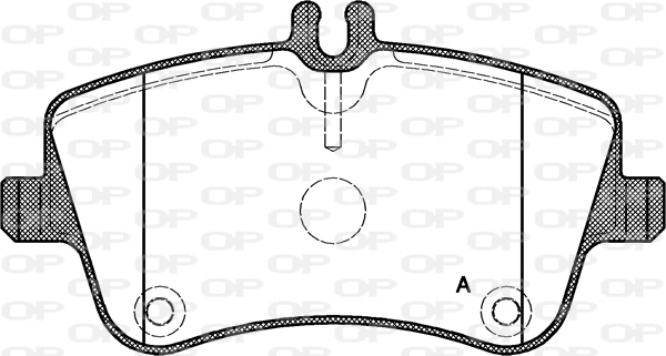 Brake Pad Set, disc brake (BPA0768.00)