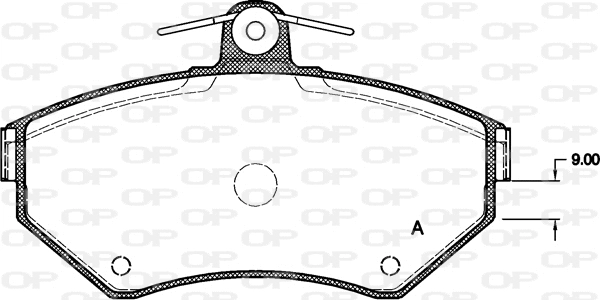 Brake Pad Set, disc brake (BPA0631.10)